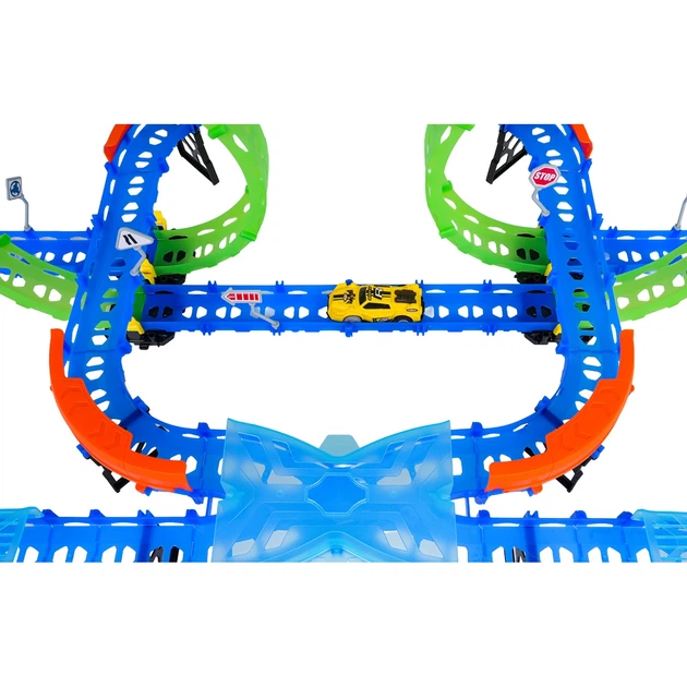 Zestaw do zabawy Ramiz ZKT.89936 Tor wyścigowy świecący w ciemności 63 elementy (5903864988987) - obraz 14