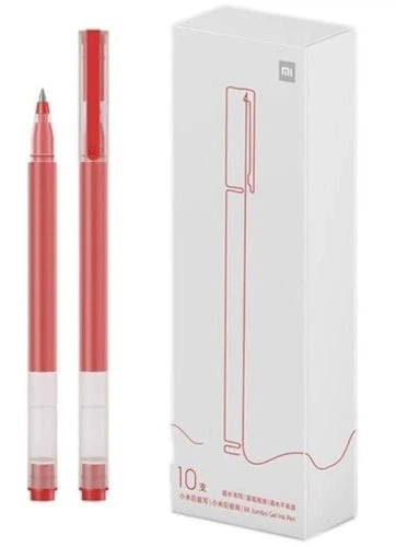 Zestaw długopisów żelowych Xiaomi High Capacity 10 szt Czerwony (ZES6941812792308) - obraz 3
