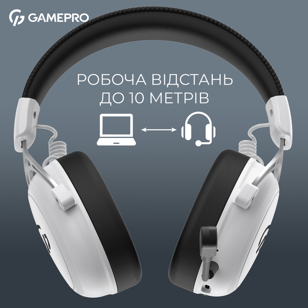 Наушники GamePro Asgard Skald 4-Mode White (HSW160W) - Фото 17 Наушники GamePro Asgard Skald 4-Mode White (HSW160W) - изображение 17