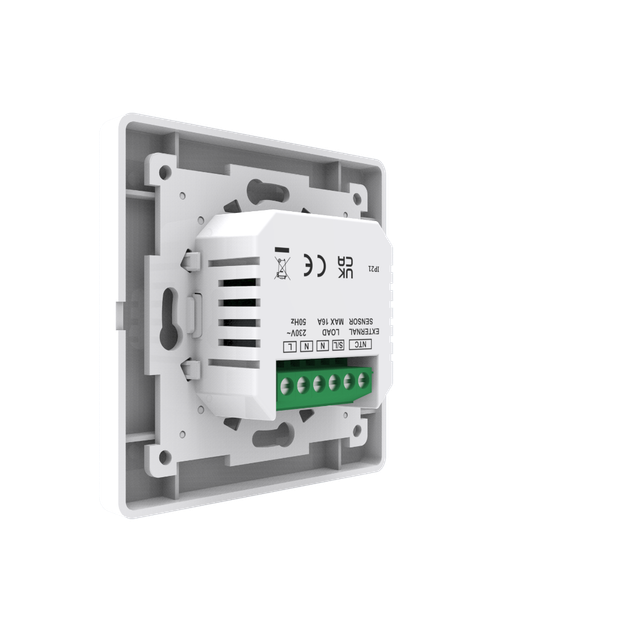 Механический терморегулятор In-Therm RTC 19 SL для электрического теплого пола 16 А белый IP20 - изображение 6
