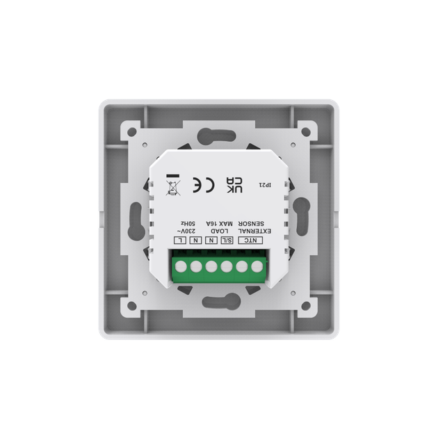 Механический терморегулятор In-Therm RTC 19 SL для электрического теплого пола 16 А белый IP20 - изображение 7