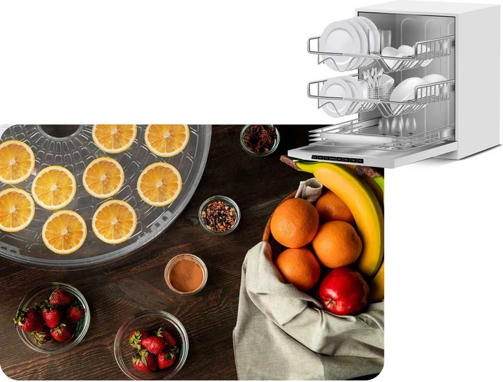 Сушарка для овочів і фруктів Berdsen BD-691 Чорна - зображення 8