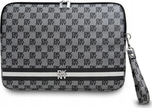 Etui na laptopa DKNY Sleeve Checkered Pattern Printed Stripes 16" Black (DKCS16PVSHLK) - obraz 2