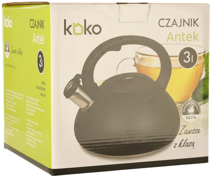 Czajnik Koko Antek czarny 3 l (5902041306859) - obraz 5