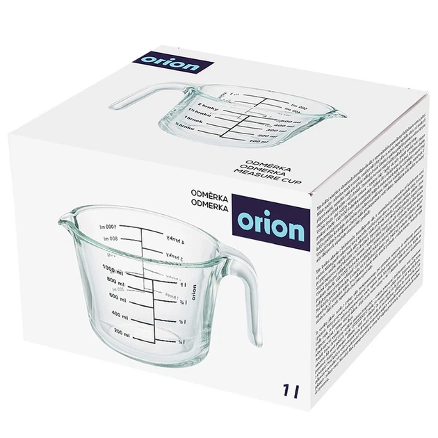 Miarka kuchenna Orion szklana (120563) 1 l (8592381251000) - obraz 5