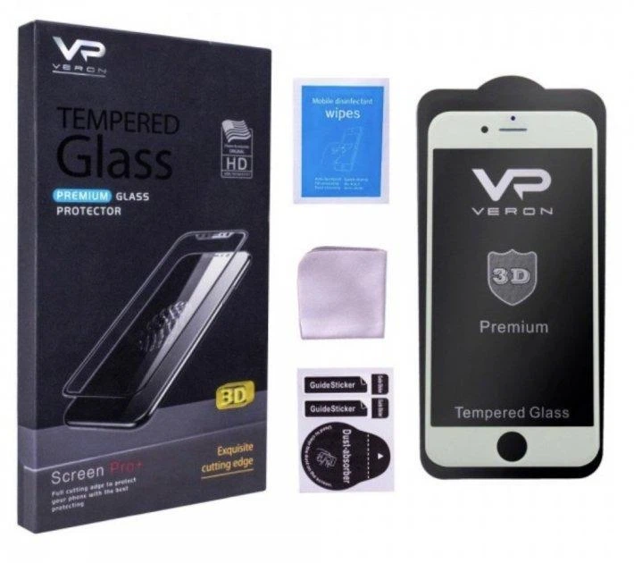 Защитное стекло Premium Veron для IPHONE 8 White - Фото 4 Защитное стекло Premium Veron для IPHONE 8 White - изображение 4