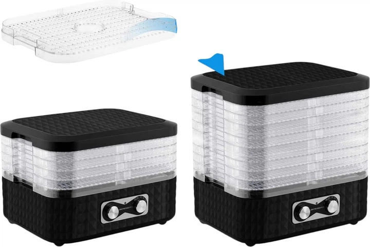 Сушарка для овочів і фруктів Berdsen BD-692 Чорна - зображення 6