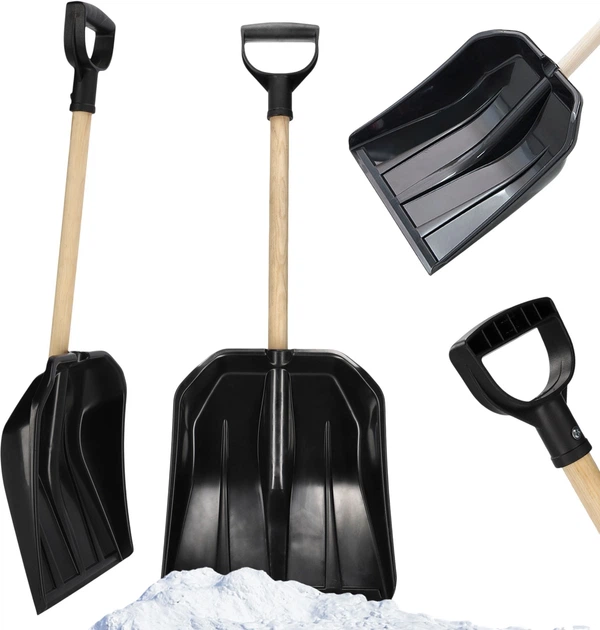 Лопата для снігу Kadax Marlioz 81 см Чорна (K2055) - зображення 5