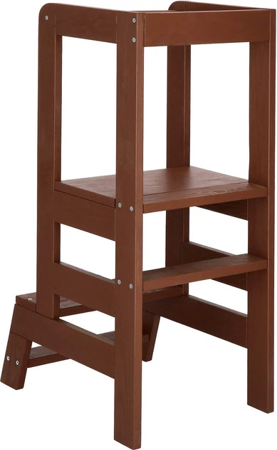 Podest Springos Pomocnik kuchenny dla dzieci 90 cm Brązowy (5907719419923) - obraz 5