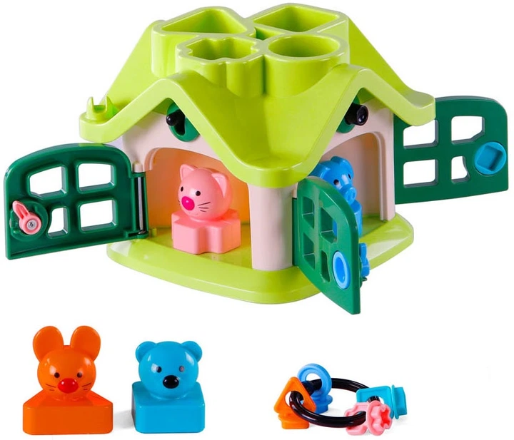 Zabawka sorter Cavallino z kluczykami 6 elementów (8719214074166) - obraz 3