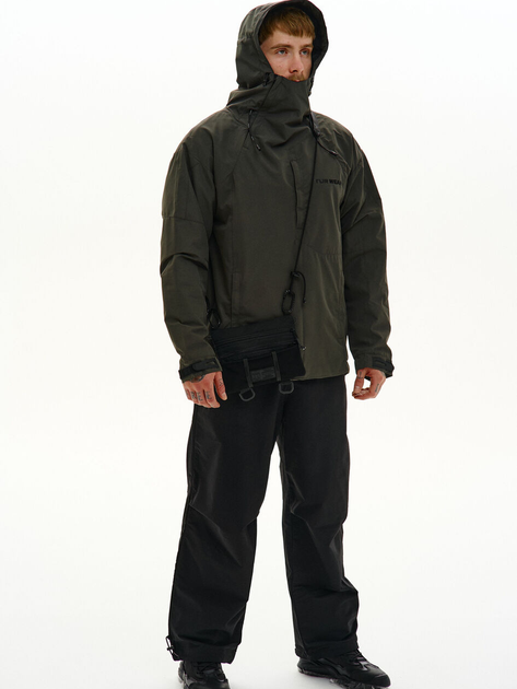 Карго штани зі стрейч нейлону вільного крою Ямагуті TUR WEAR Чорні XL - зображення 9