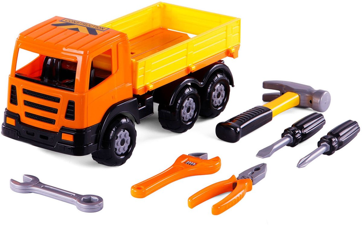 Zabawkowa wywrotka Cavallino XL z narzędziami 6 elementów (8719214073602) - obraz 2