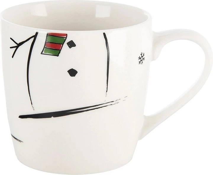 Набір чашка з мисочкою Orion для дітей порцеляновий Сніговик 2 предмети (8592381206369) - зображення 3