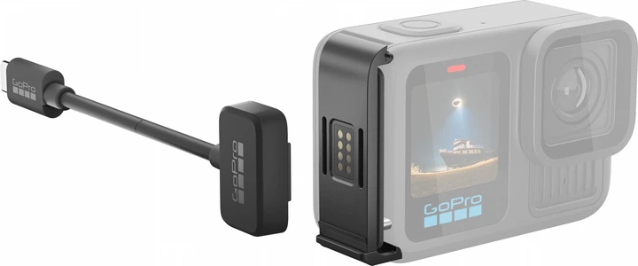 Pokrywa do kamery sportowej GoPro Magnetic Door and Power Cable Kit (ADCON-001) - obraz 4