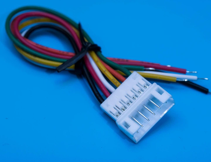 Роз'єм JST PH2,0 швидкороз'ємний 6pin x 100mm - изображение 6
