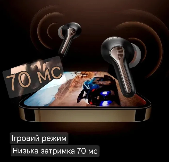 Бездротові навушники SoundPeats Capsule 3 Pro Black з кодеком LDAC - зображення 4