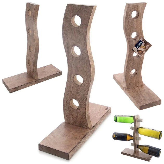 Підставка для вина Orion металева на 6 пляшок Чорна 27 x 13 x 84.5 см (5904316456955) - зображення 15