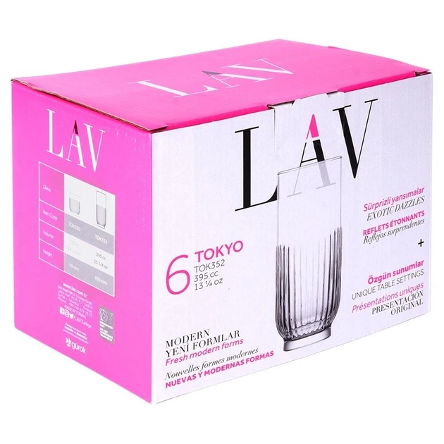 Набір склянок Orion 380 мл х 6 шт (8692952202117) - зображення 6