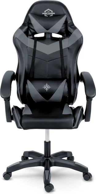 Fotel gamingowy Sofotel Draknor Czarno-szary 242400 (5903890627553) - obraz 2
