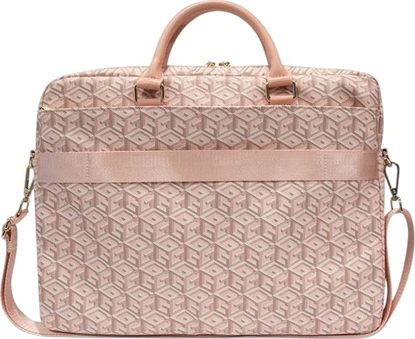 Torba na laptopa Guess GCube Stripes 16" Pink (3666339113001) - obraz 3