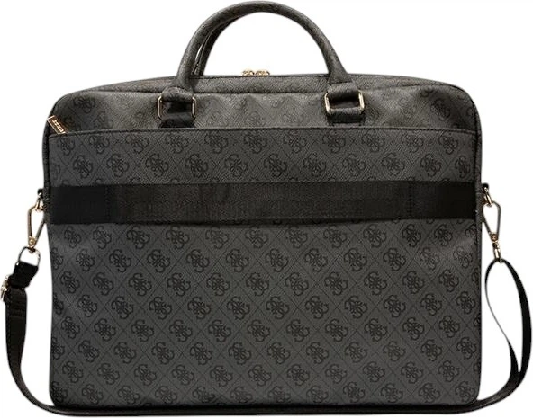 Torba na laptopa Guess 4G Printed Stripes 16" Black (3666339119522) - obraz 3