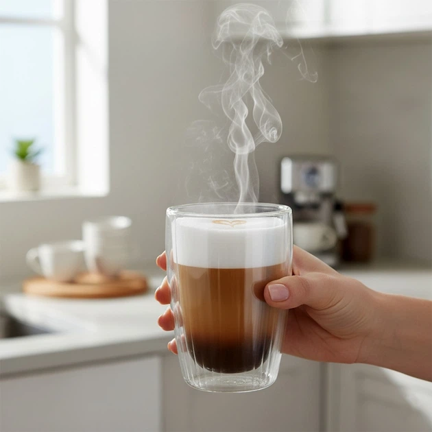 Szklanki do latte macchiato Excellent Houseware 2 x 350 ml (8721037535274) - obraz 3