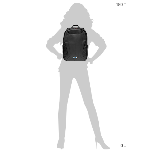 Рюкзак для ноутбука BMW Carbon&Leather Tricolor 16" Black (3666339046774) - зображення 7