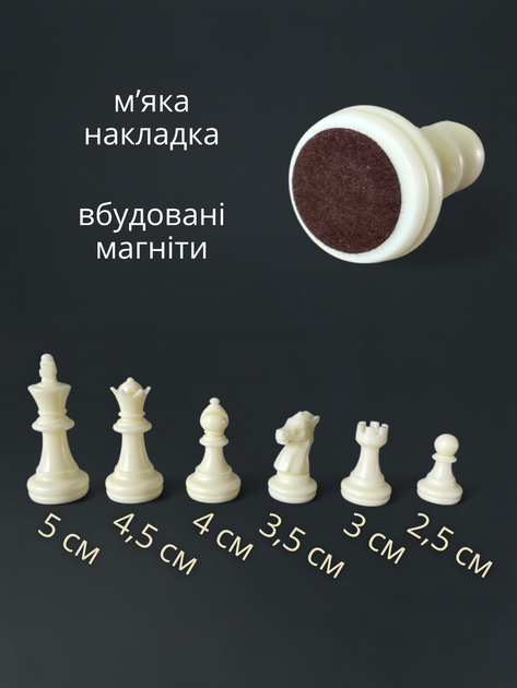 Шахматы шашки нарды пластиковые магнитные игральные набор 3 в 1 шахматный для детей новичков взрослых начинающих комплект шахмат шашек на подарок дорожные походные настольные на магнитной доске шахматная доска 25см x 25см АН38810 + игральные кубики - изображение 8