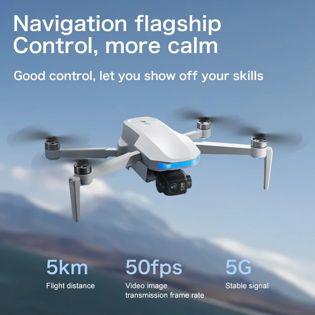 Квадрокоптер S-X1 Max с GPS и 4K камерой, пульт с экраном, EIS, 5G Wi-Fi, до 3 км - Фото 4 Квадрокоптер S-X1 Max с GPS и 4K камерой, пульт с экраном, EIS, 5G Wi-Fi, до 3 км - изображение 4