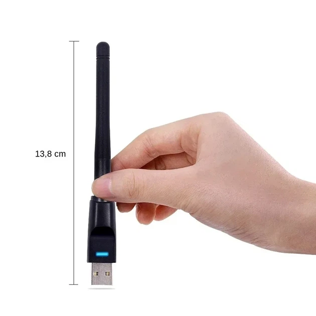 USB Wi-Fi адаптер Ralink MT7601 для T2, ПК, тюнерів - Фото 8 USB Wi-Fi адаптер Ralink MT7601 для T2, ПК, тюнерів - зображення 8