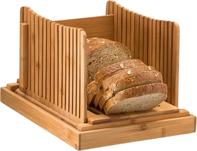 Дошка для нарізання хліба Hedo бамбукова з бортиками 22x32х4.5 см (5904041123719) - зображення 3