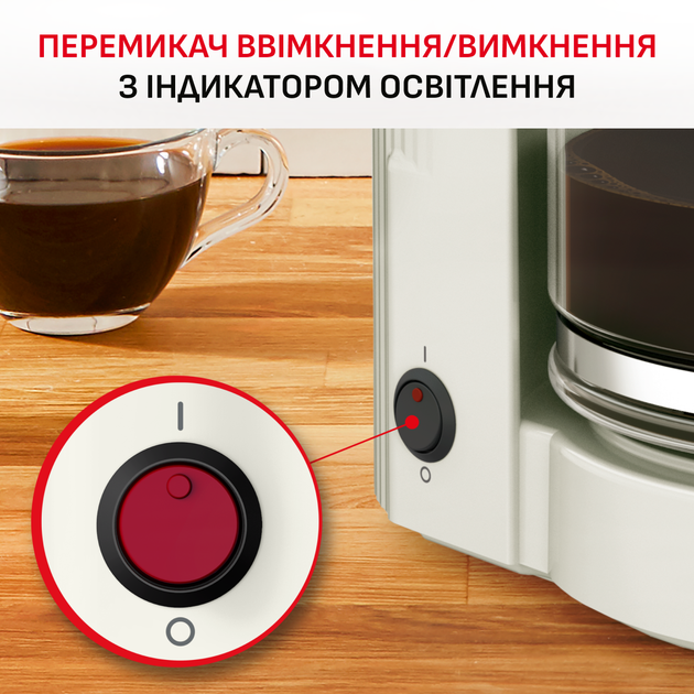 Кофеварка капельная Moulinex Uno FG121A10 - изображение 7
