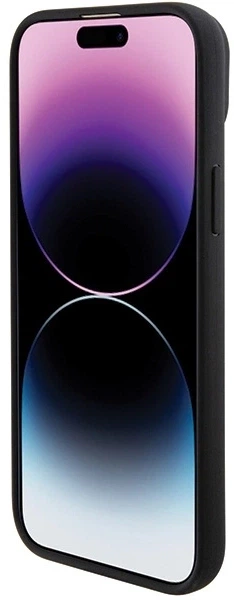 Etui plecki BMW Leather Stamp Tricolor do Apple iPhone 15 Black (3666339143343) - obraz 7