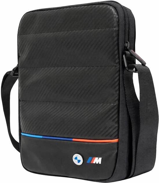 Сумка для ноутбука BMW Carbon & Nylon Tricolor 10" Black (3666339046750) - зображення 2