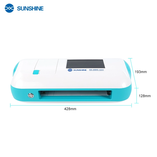 Плотер Sunshine SS-890C Mini DIY для нарізки гідрогелевої плівки до 7 дюймів - Фото 7 Плотер Sunshine SS-890C Mini DIY для нарізки гідрогелевої плівки до 7 дюймів - зображення 7