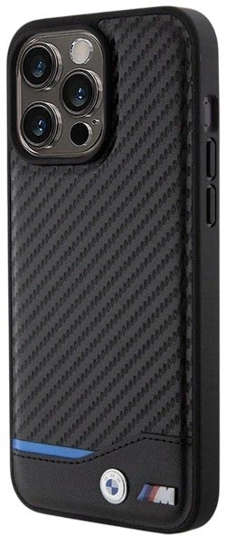 Etui plecki BMW Leather Carbon do Apple iPhone 15 Pro Max Black (3666339143862) - obraz 2