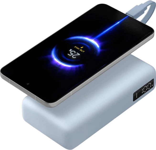 Powerbank Xiaomi 20000mAh 67W Ice Blue (BHR08O8GL) - obraz 6
