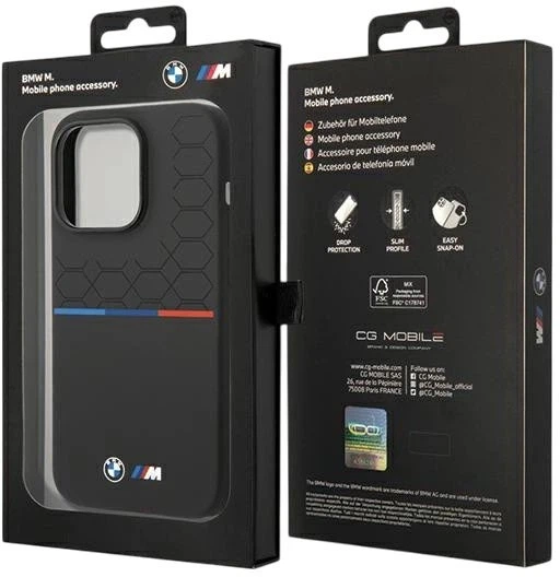 Etui plecki BMW Silicone Pattern do Apple iPhone 15 Pro Black (3666339144333) - obraz 8