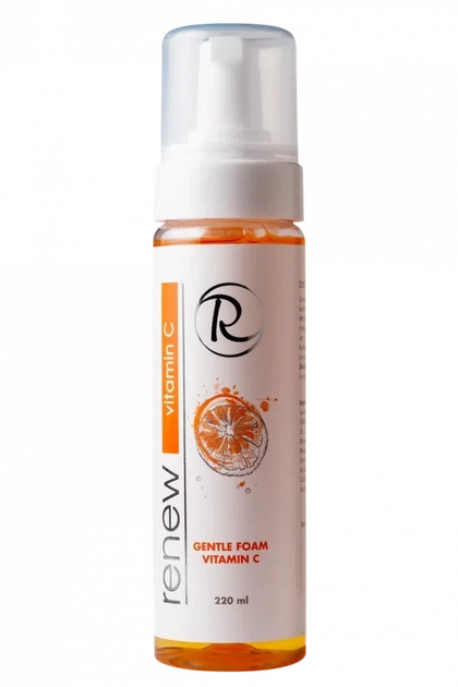 М'яка пінка для вмивання з витамином C Gentle Foam Vitamin C RENEW 220 мл - Фото 1 М'яка пінка для вмивання з витамином C Gentle Foam Vitamin C RENEW 220 мл - зображення 1
