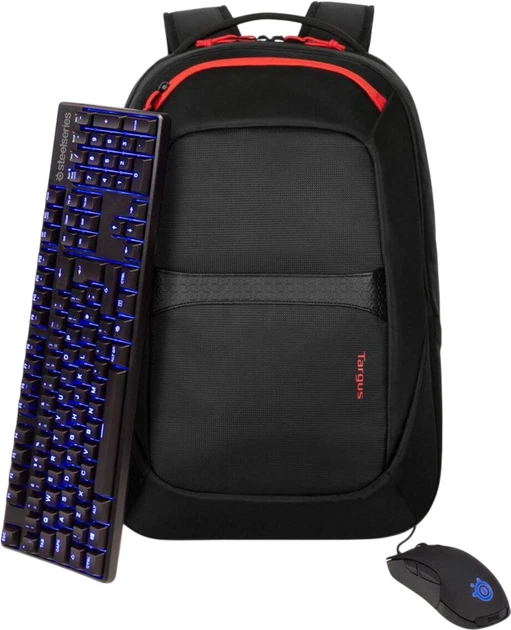 Рюкзак для ноутбука Targus Strike 17.3" Black/Red (TBB639GL) - зображення 16