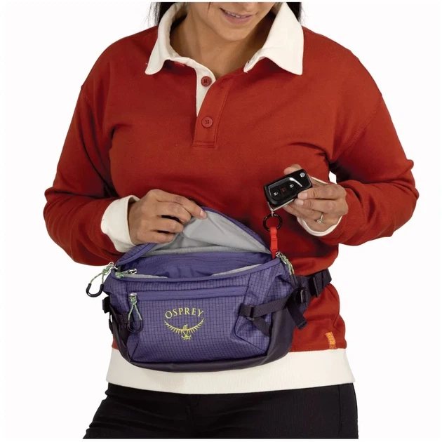 Поясная сумка Osprey Transporter Waist Pack Euphoria purple/purple ink Uni (100080142) - Фото 6 Поясная сумка Osprey Transporter Waist Pack Euphoria purple/purple ink Uni (100080142) - изображение 6