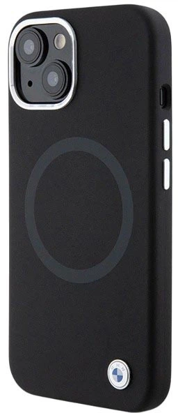 Etui plecki BMW Signature Liquid Silicone MagSafe do Apple iPhone 15 Black (3666339144647) - obraz 2