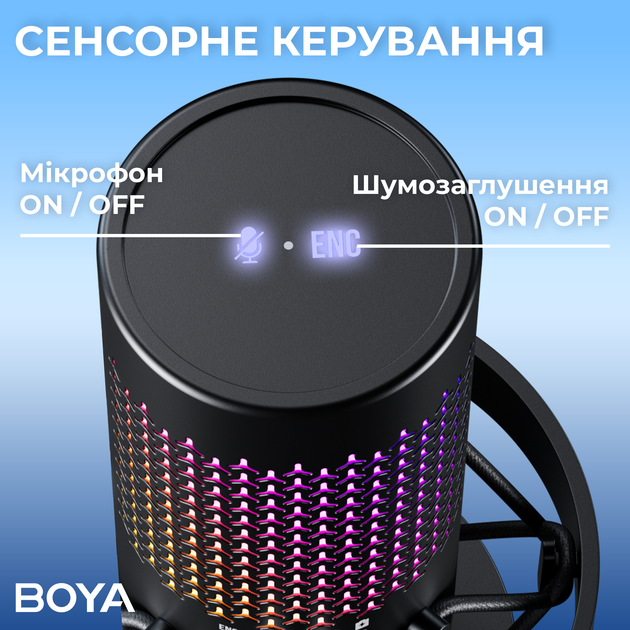 Беспроводной конденсаторный микрофон BOYA K5-02 RGB Black - изображение 13