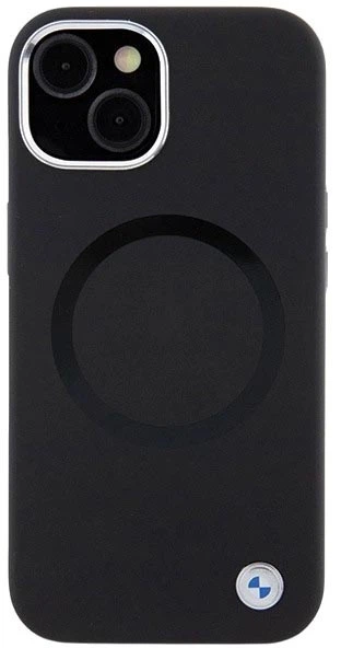 Etui plecki BMW Signature Liquid Silicone MagSafe do Apple iPhone 15 Plus Black (3666339144654) - obraz 3