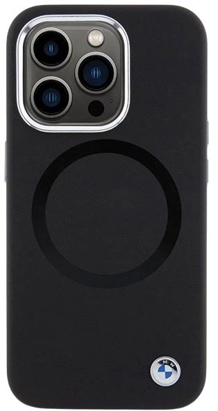 Etui plecki BMW Signature Liquid Silicone MagSafe do Apple iPhone 15 Pro Black (3666339144661) - obraz 3