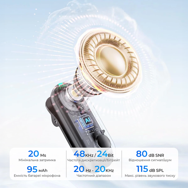 Бездротовий мікрофон BOYA Magic-05 Type-C Black - зображення 12