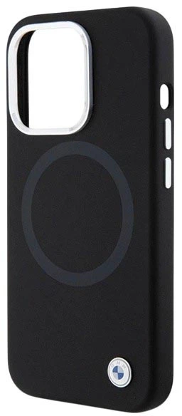 Etui plecki BMW Signature Liquid Silicone MagSafe do Apple iPhone 15 Pro Max Black (3666339144678) - obraz 5