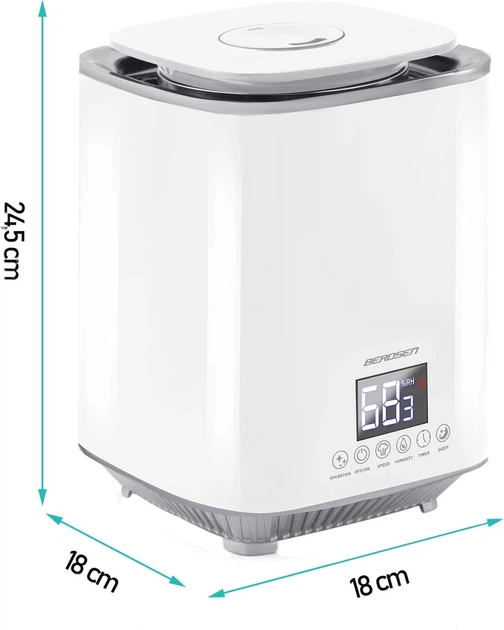 Зволожувач повітря Berdsen BD-502 Білий - зображення 9