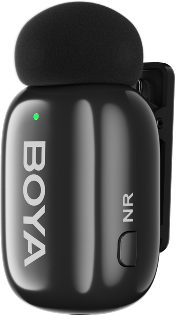 Бездротовий петличний мікрофон BOYA mini-16 Lightning Black - зображення 3