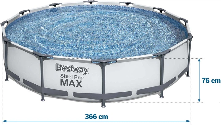 Каркасний басейн Bestway 16 в 1 366 x 76 см 56416 (5902854512065) - зображення 2